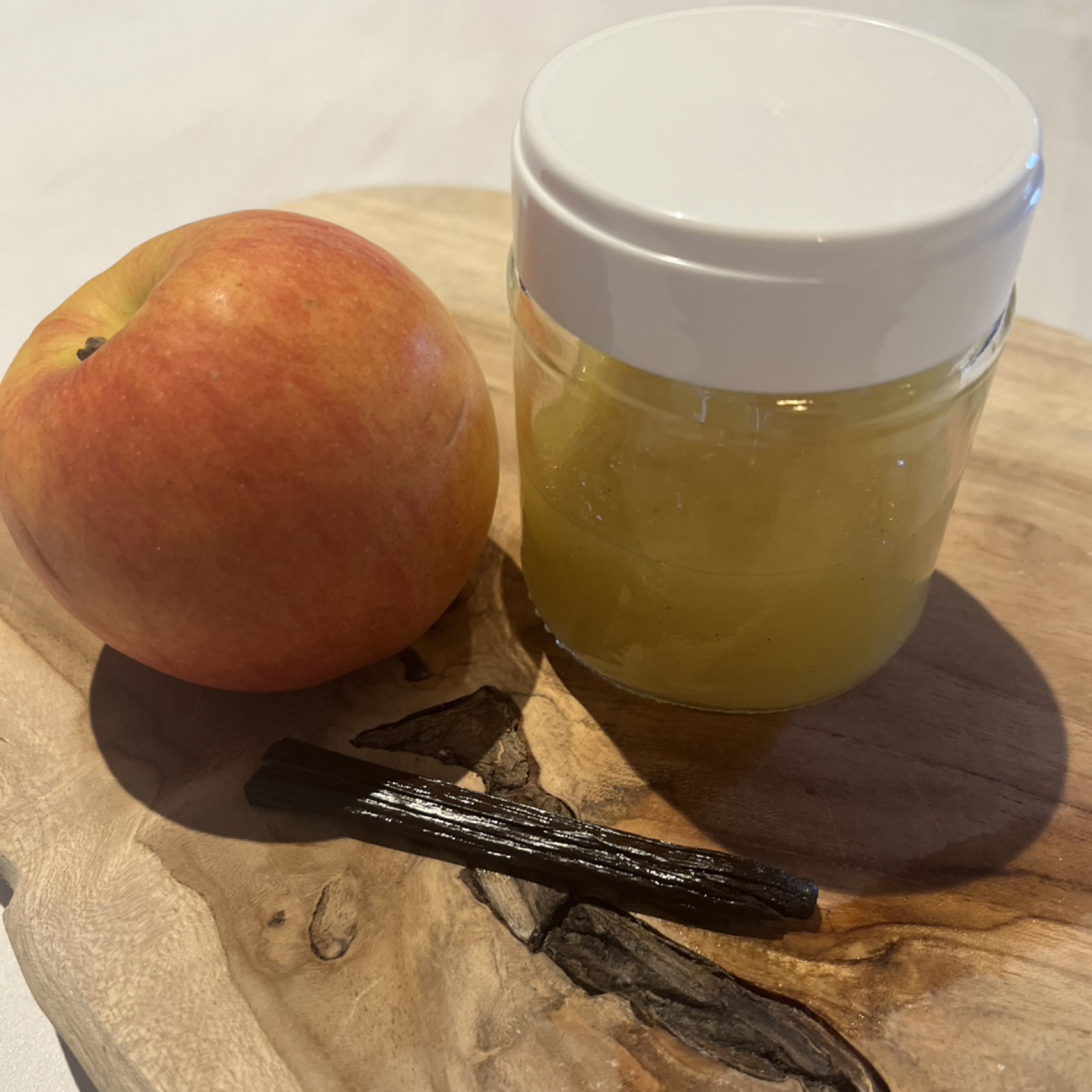Compote pomme vanille